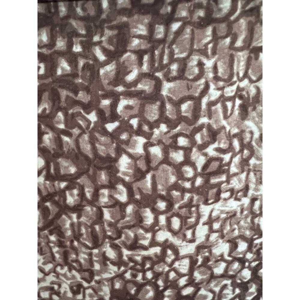 Ann Taylor LOFT Dress Asymmetrical Ruffle Neck Abstract Print Summer Fall Size 6 - Picture 5 of 10